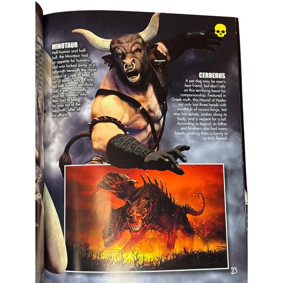 Glow in the Dark Be Afraid! 2017 Holographic Halloween Book 8.5x11 Paperback - Picture 7 of 11